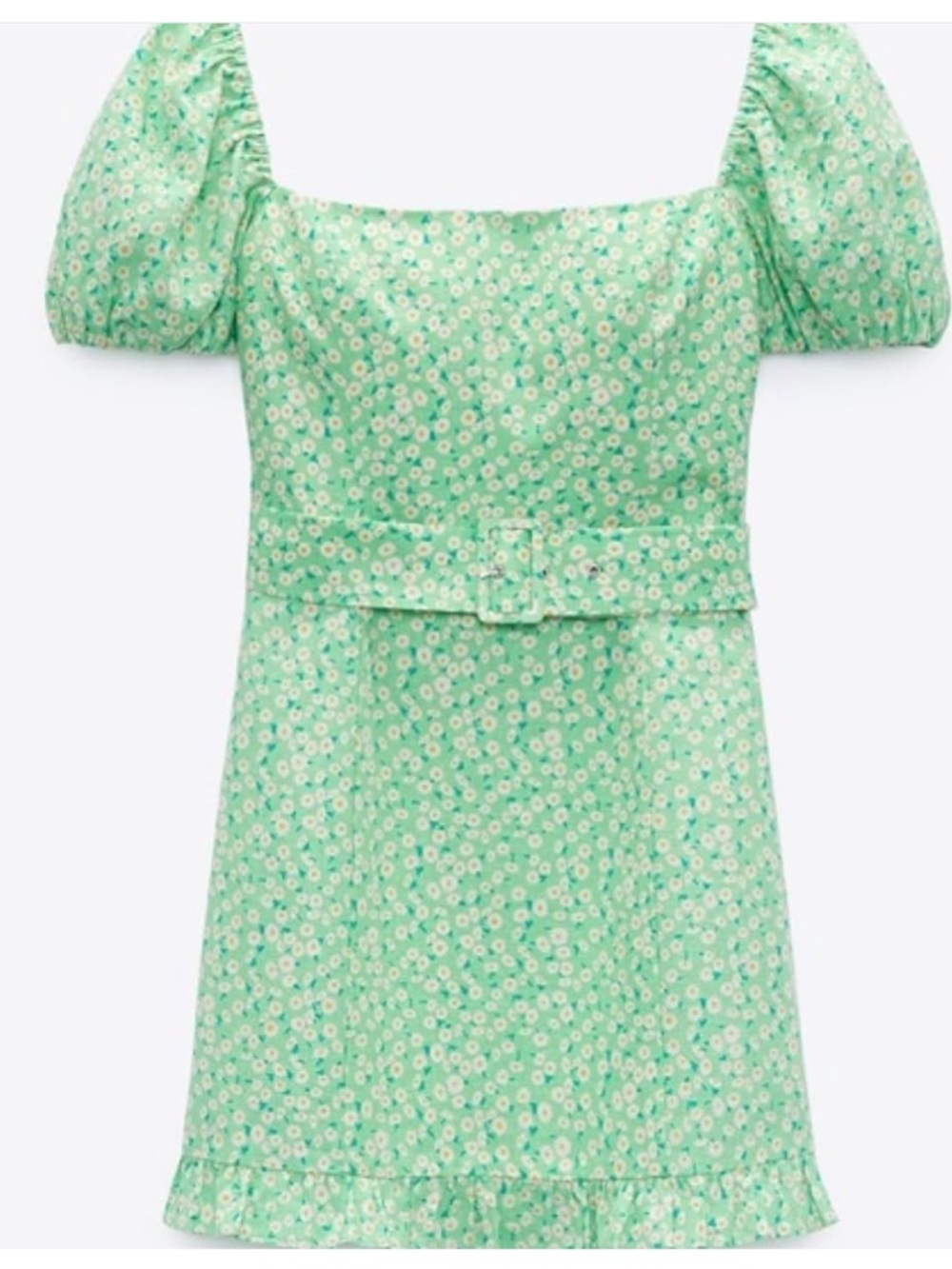 Zara belted mini dress